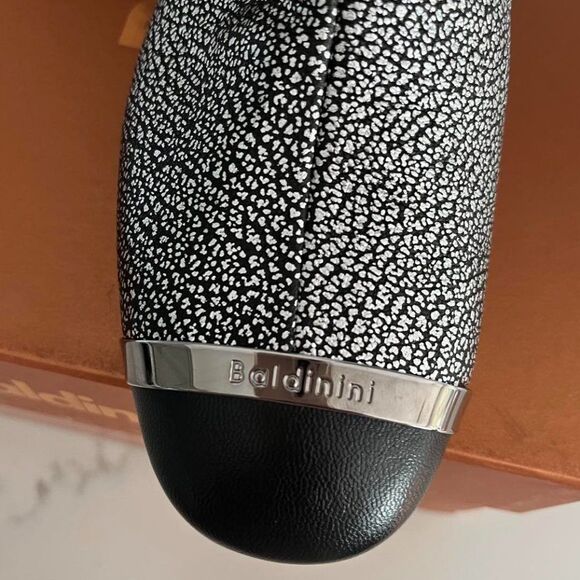 NWT BALDININI Ankle Boots In Silver size 37 Made in Italy - Picture 3 of 9